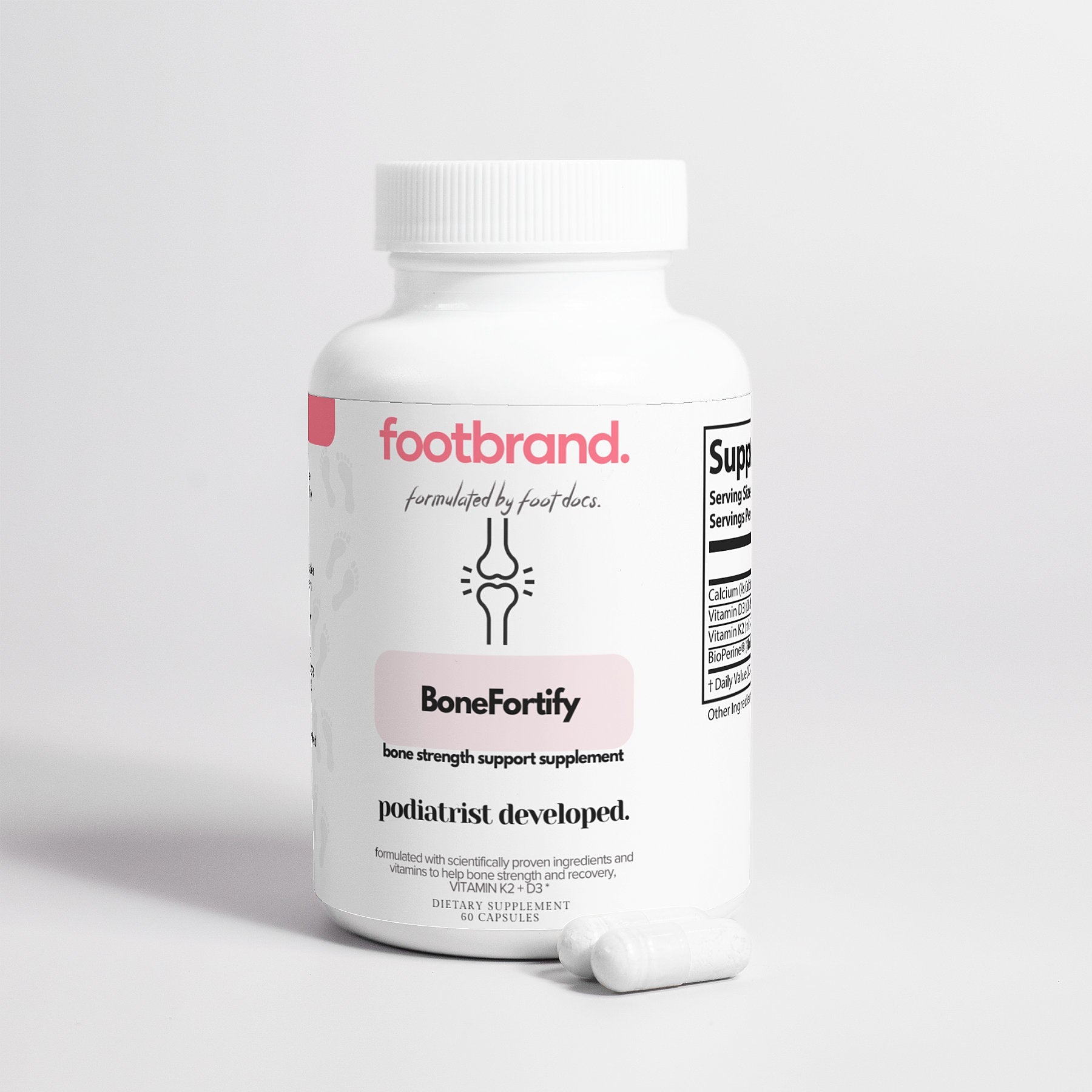 BoneFortify - Bone Strength Support Supplement - FootBrand | Products For Your Feet